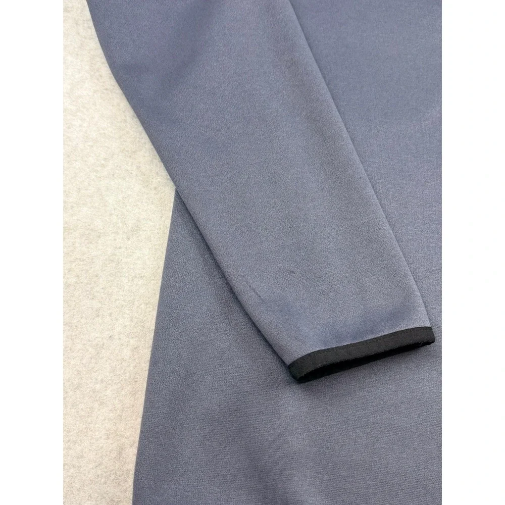 Nike Dri-FIT Quarter Zip Pullover Mens Medium Blue Gray Fleece Lined Long Sleeve